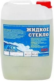 Жидкое Стекло Натриевое КБС БС-51 3кг для Приклеивания и Гидроизоляции