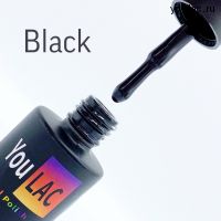 Гель- лак черный Black YouLAC 10 мл