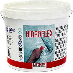 Гидроизоляция Готовая Litokol Hidroflex 10кг Однокомпонентная, Эластичная Паста