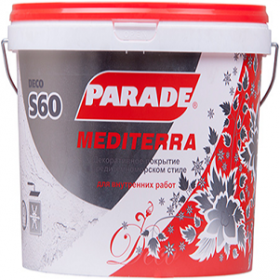 Декоративное Покрытие Parade S60 Mediterra 15кг с Эффектом в Средиземноморском Стиле или под «Старину»