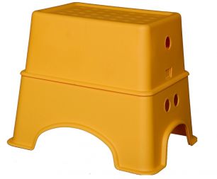 Табурет-подставка желтый