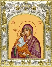 Акафистная икона Божией Матери (14х18)