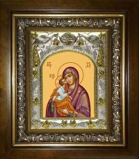 Акафистная икона Божией Матери (14х18)