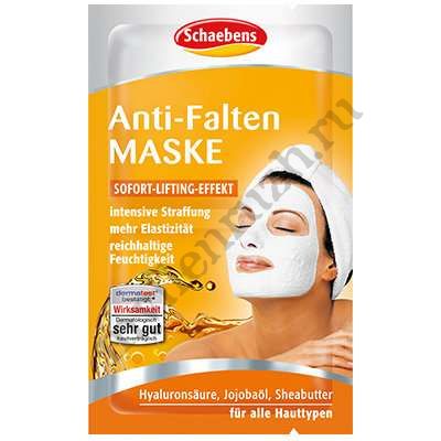 Schaebens Маска для лица Anti-Falten Maske Sofort Lifting Effekt