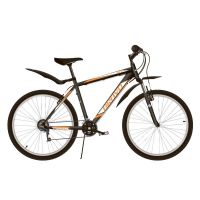 Велосипед BRAVO Hit 26 D Черный/белый/оранжевый 20" (H000016628)