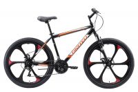 Велосипед BRAVO Hit 26 D FW Черный/оранжевый/белый 20" (H000016652)
