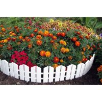 Бордюр Летний сад 16х300 см 7 секций (цвет белый)