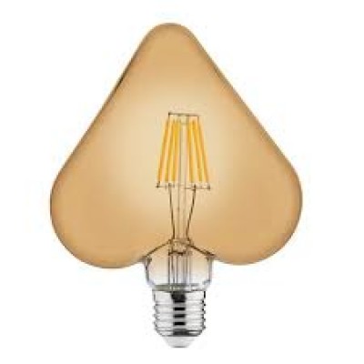 Лампа HOROZ светодиодная филамент 6W 2200К E27 Сердце