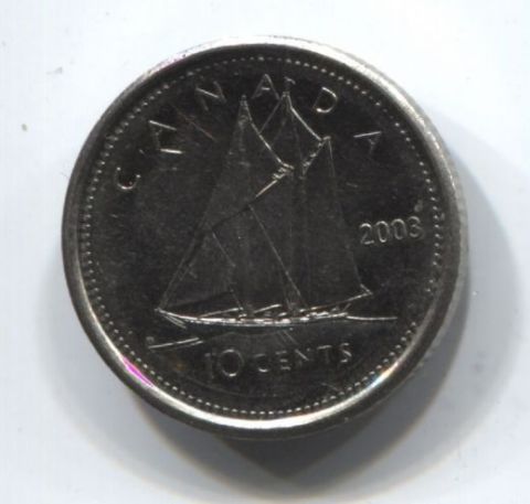 10 центов 2003 года Канада
