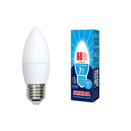 Светодиодная лампа NORMA LED-C37-7W/NW/E27/FR/NR