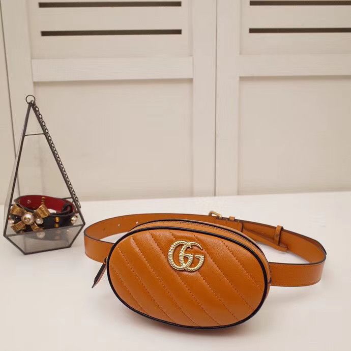 Поясная сумка Gucci Marmont GG 18 cm