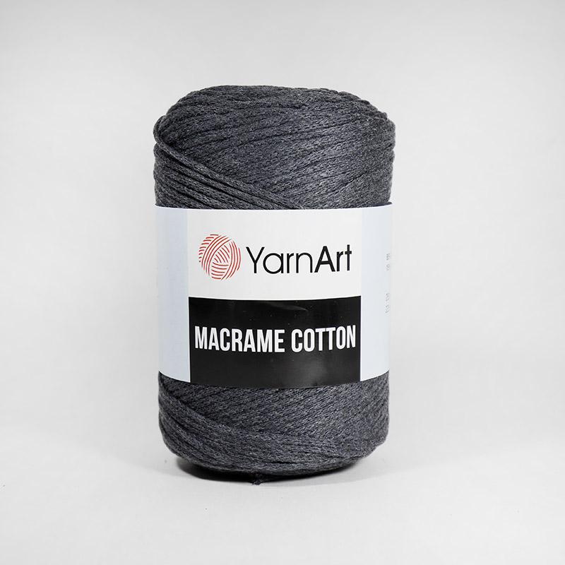 Macrame Cotton (Yarnart) 758-т. серый