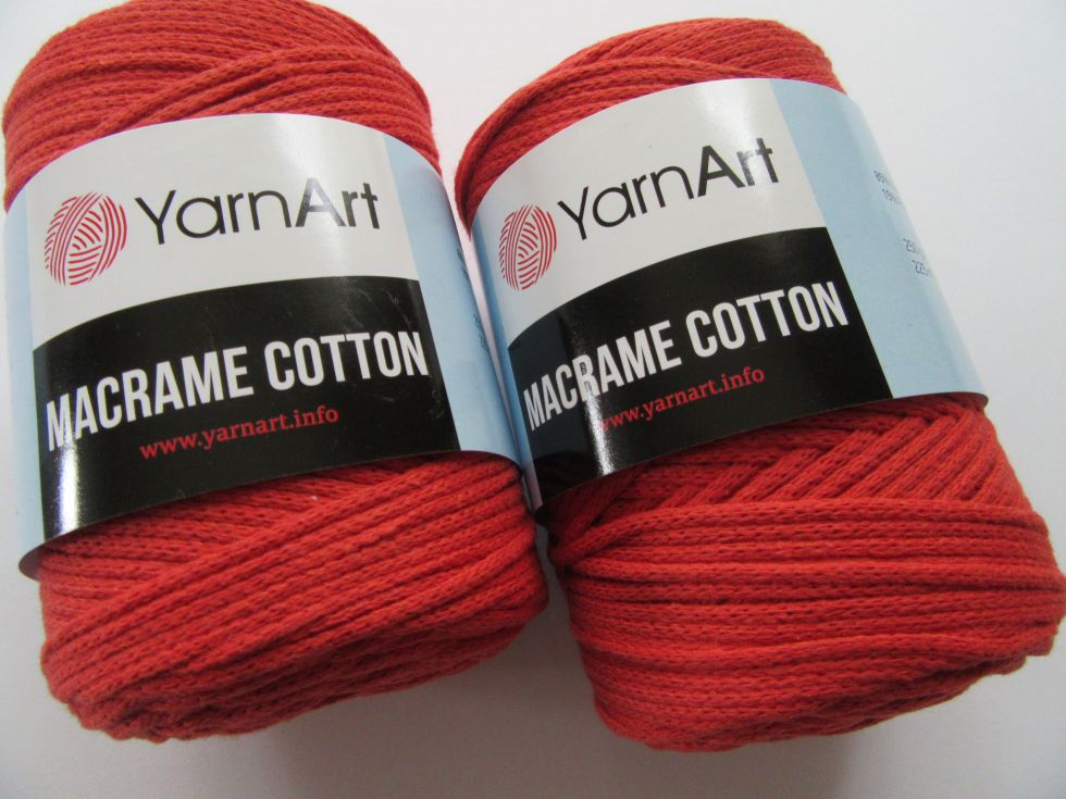 Macrame Cotton (Yarnart) 785-кирпичный