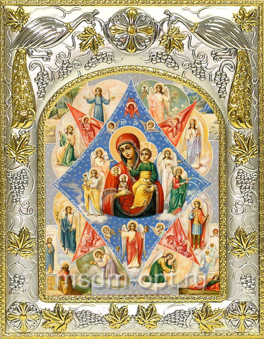 Неопалимая Купина икона Божией матери (14х18)
