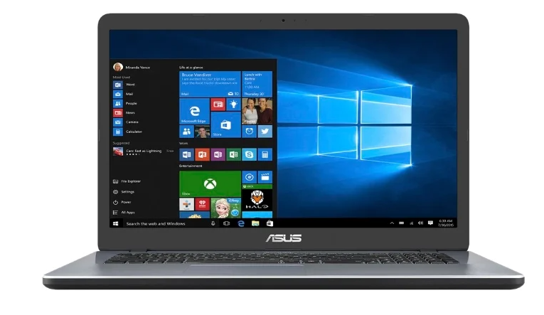 Ноутбук ASUS X705MA-BX014T (PQC N5000/4Gb/1Tb/Intel UHDGraphics 605 17,3" HD+ BT Cam 3200мАч /Win10) Серый (90NB0IF2-M00700)