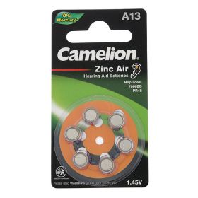 Camelion zincAir A13 1,4 V для слух аппаратов /6/ цена за 1 шт