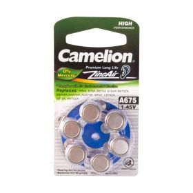 Camelion zincAir A675 1.4 V для слух аппаратов /6/цена за 1 шт