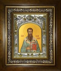 Икона Василий Великий святитель (14х18)