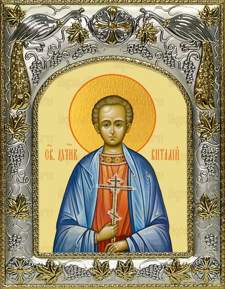 Икона Виталий Александрийский преподобный (14х18)