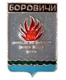 Герб города БОРОВИЧИ v3 - Новгородская область, Россия
