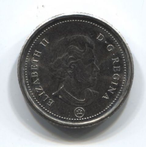 10 центов 2010 года Канада UNC