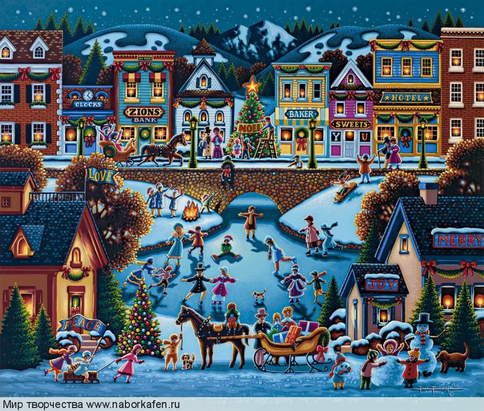 Схема "Hometown Christmas"