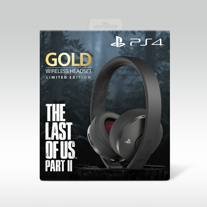 Наушники беспроводные Gold Wireless Headset для PS4 / PS3 / PS Vita в стиле Одни из нас: Часть II
