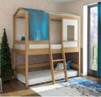 Кровать двухъярусная Домик Standard-IR №10, различные цвета и размеры