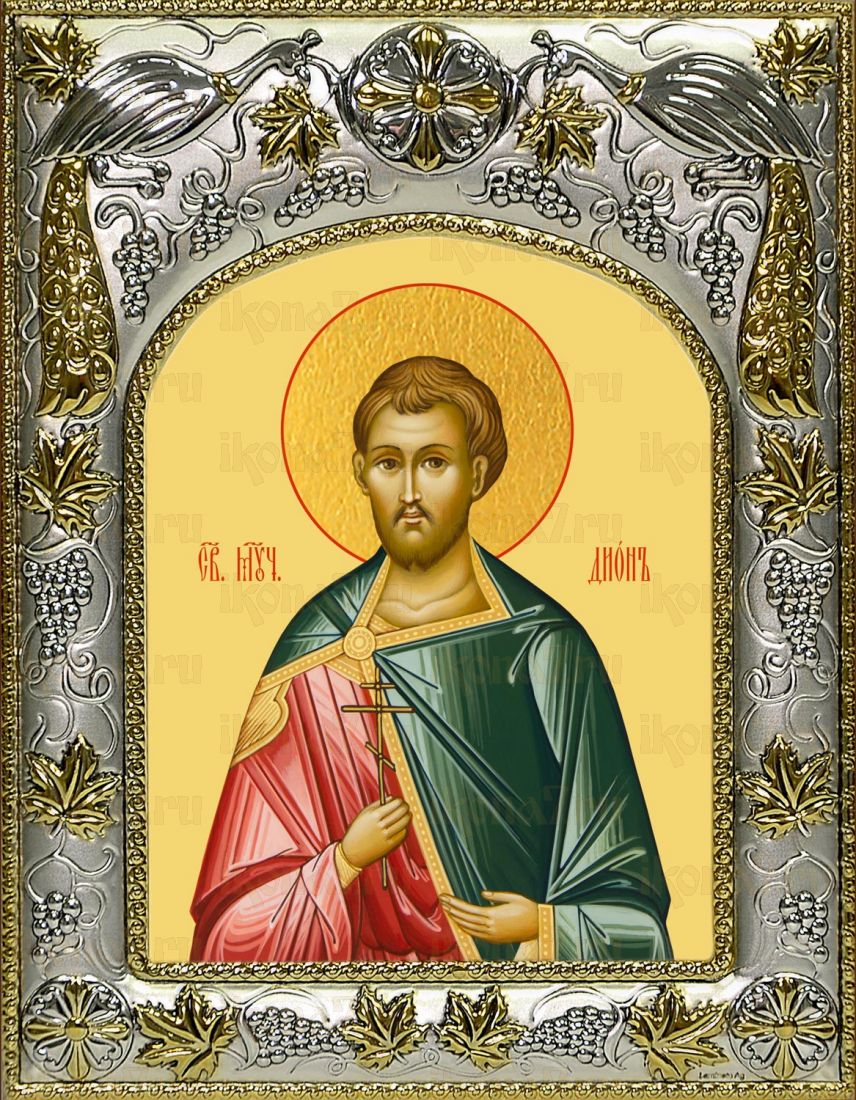 Икона Дион Римский мученик (14х18)