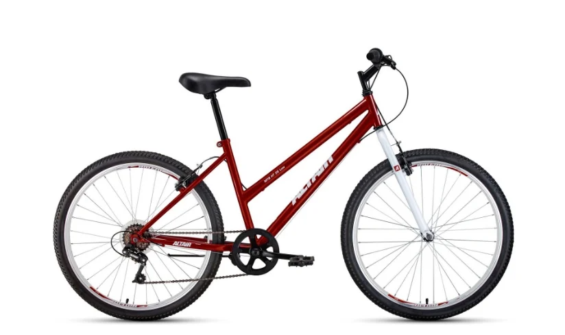 Велосипед ALTAIR MTB HT 26 low Красный/белый (RBKT0MN66014)