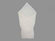 Комплект на выписку белый (одеяло + бант фиксатор) 2-KM004(b)-VY (02048-1)