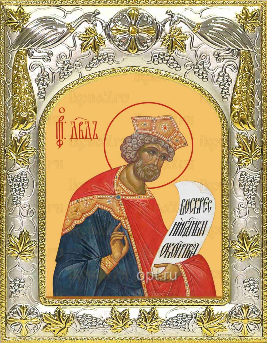 Икона Давид царь и пророк (14х18)