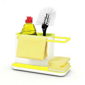 Органайзер для раковины KITCHEN STANDS 3in1 (цвет жёлтый)