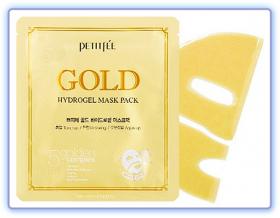 Гидрогелевая маска для лица с золотом Petitfee Gold Hydrogel Mask Pack