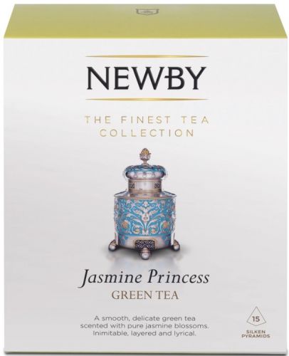Жасминовая принцесса зеленый чай в шелковых пирамидках