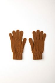 кашемировые перчатки мужские (100% драгоценный кашемир) , цвет Тёмный Верблюжий DARK CAMEL