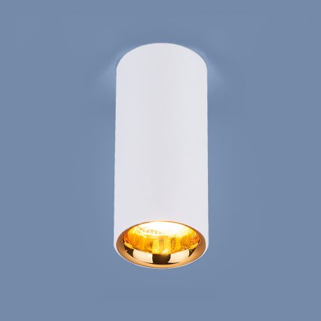 Накладной потолочный светодиодный светильник  DLR030 12W 4200K белый матовый/золото