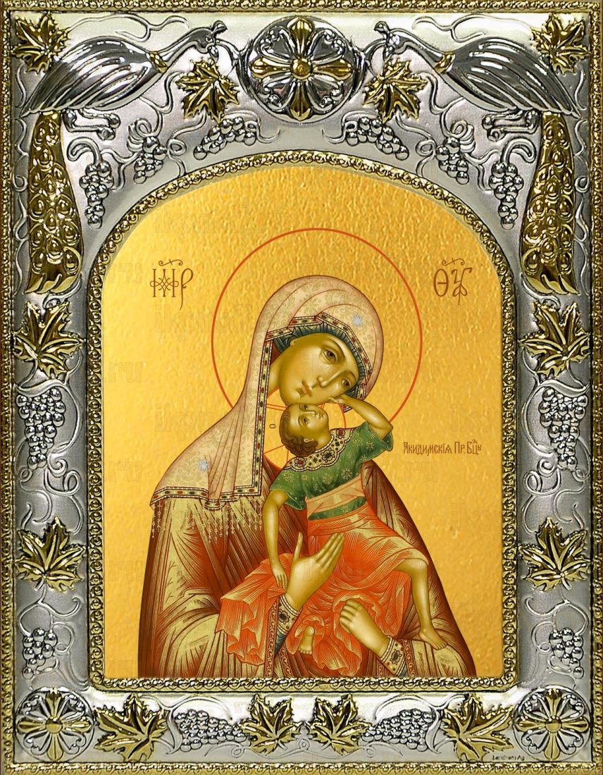 Акидимская (Взыграние Младенца) икона Божией Матери (14х18)