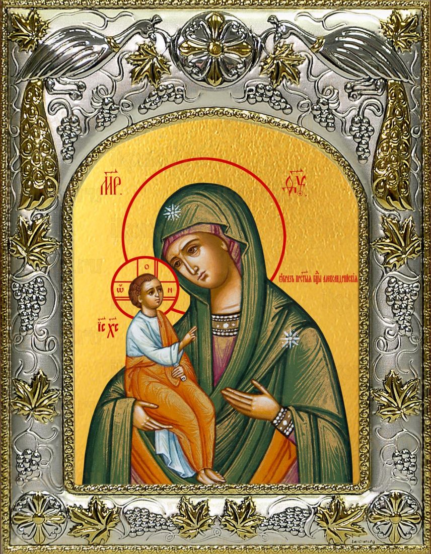 Александрийская икона Божией Матери  (14х18)