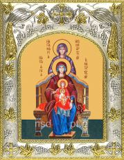 Богородица со сродницами праведными икона Божией матери (14х18)
