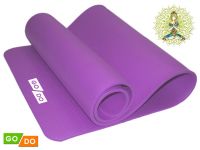 Коврик для йоги и фитнеса. Цвет: фиолетовый, артикул 31674