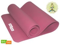 Коврик для йоги и фитнеса. Цвет: розовый, артикул 29131