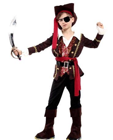 Костюм Пирата с жилетом (M, детский)