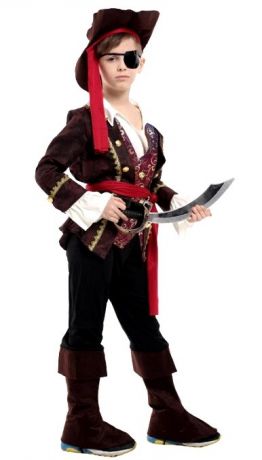 Костюм Пирата с жилетом ( L, детский)