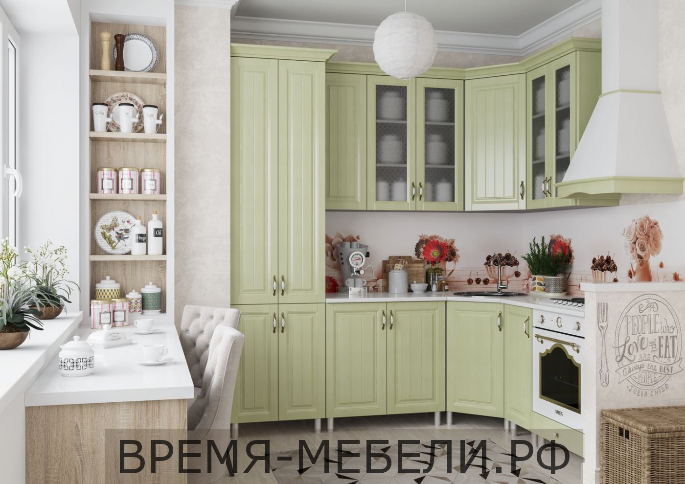 Кухонный гарнитур "Прованс" с пеналом