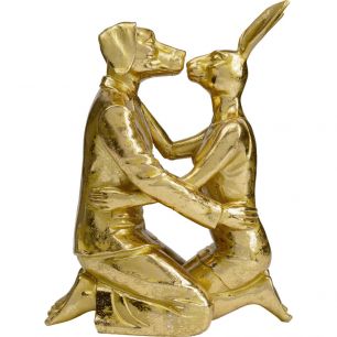 Статуэтка Kissing rabbit and dog, коллекция Поцелуй кролика и собаки
