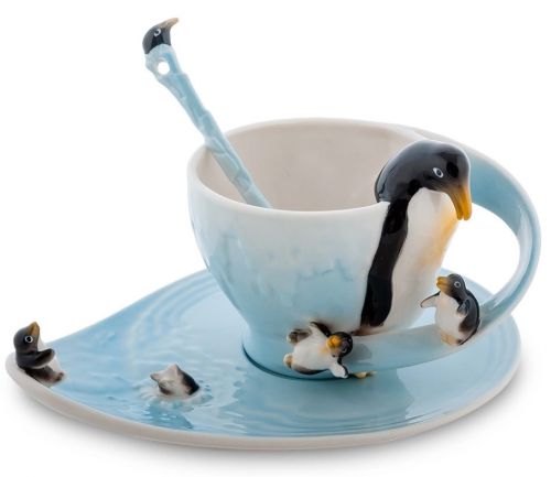 Кофейная пара Pavone Пингвины