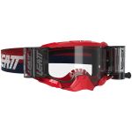 Leatt Velocity 5.5 Roll-Off Red/Clear 83%, очки для мотокросса и эндуро с системой грязеочистки
