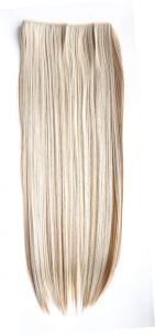 Искусственные термостойкие волосы на леске прямые №F006P/613(60 см) - 100 гр.