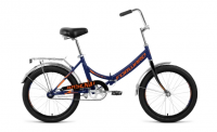 Велосипед FORWARD ARSENAL 20 1.0 14" Темно-синий/оранжевый (RBKW0YN01005)